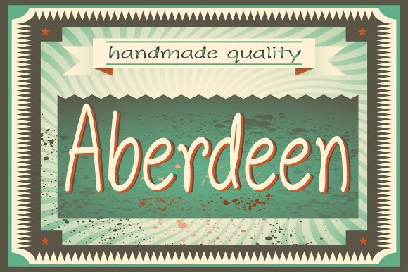 Aberdeen Script Handwritten Font for Crafters & Sellers