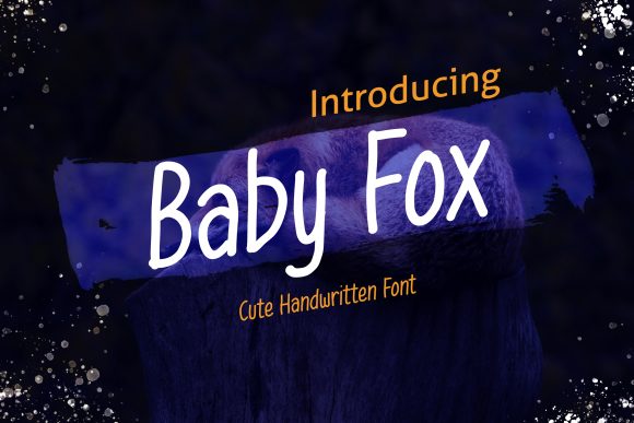Baby Fox Handwritten Font for Friendly Branding