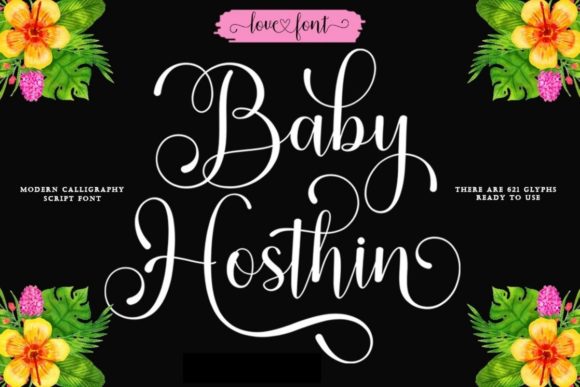 Baby Hosthin: A Light Handwritten Font for Luxe Branding