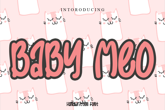 Baby Meo: A Relaxed Script Handwritten Font for Authentic Branding
