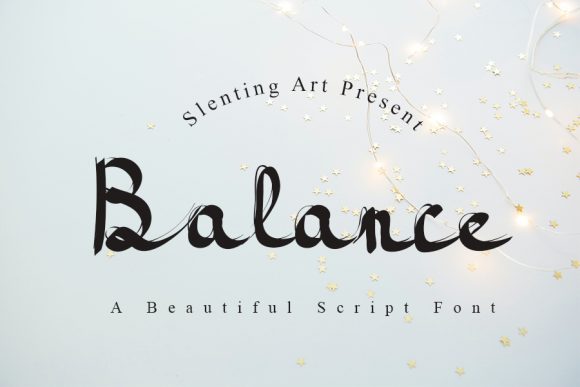 Balance Script Handwritten Font for Modern Web Design