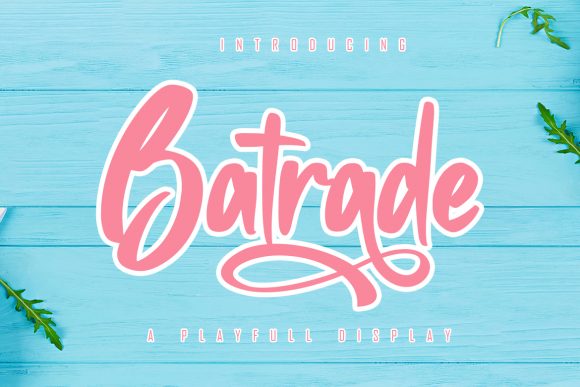 Batrade: A Premium Script Handwritten Font for Modern Brand Campaigns