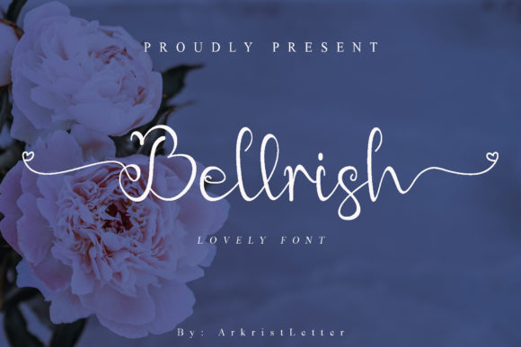 Bellrish Script Handwritten Font for Elegant, Romantic Designs