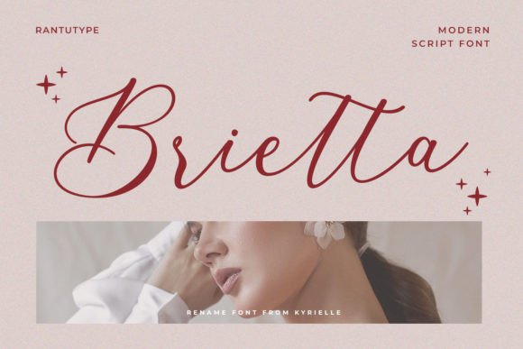 Brietta Font: A Delicate Script Handwritten Typeface for Elegant Branding
