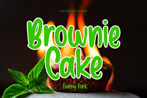 Brownie Cake Font: A Casual Handwritten Typeface for Crafters