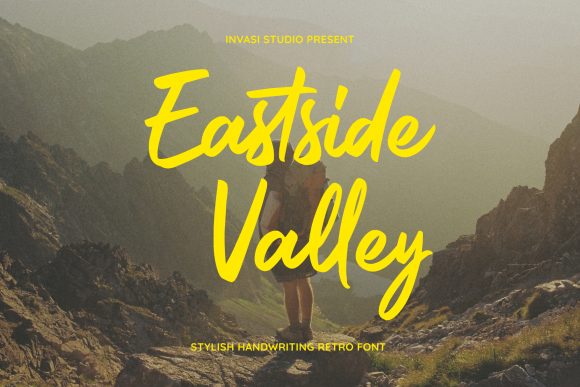 Eastside Valley Script Handwritten Font for Editorial Design