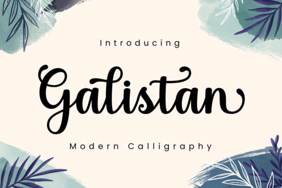Galistan: A Bold & Classic Handwritten Font for Makers