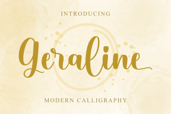 Geraline Script Handwritten Font for Makers