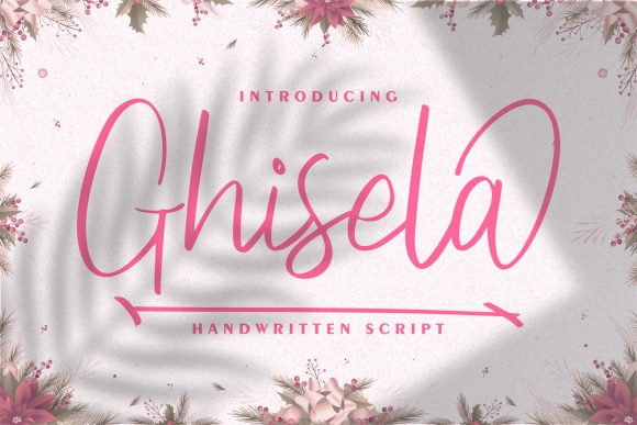 Ghisela: A Light Handwritten Font for Luxury Branding