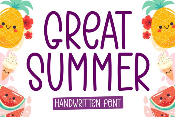 Great Summer Font for Chalkboard-Style Web Design