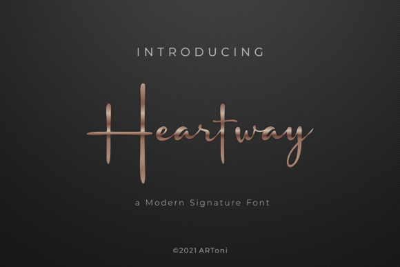 Heartway: A Timeless Script Handwritten Font for Clear, Confident Campaigns