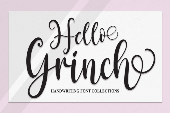 Hello Grinch: A Bold Script Handwritten Font for Campaign Impact