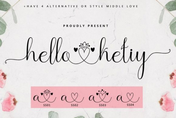 Hello Ketiy: A Sweet Script Handwritten Font for Small Business Branding