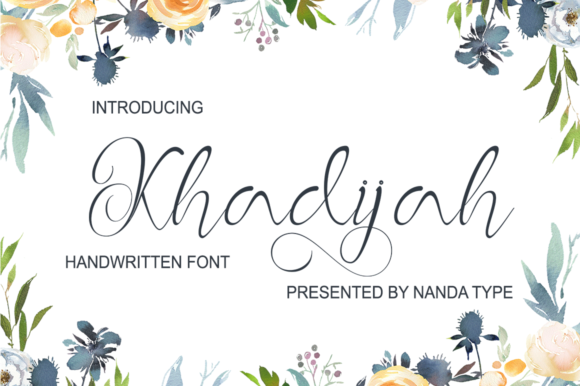 Khadijah: A Classy Calligraphy Font for Digital Branding