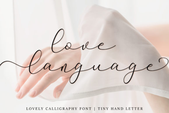 Love Language Font for Elegant Brand Identity Design
