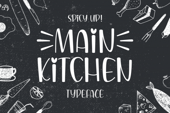 Main Kitchen: A Trendy Script Handwritten Font for Makers