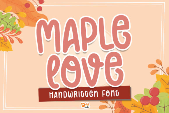 Maple Love Script Handwritten Font for Makers