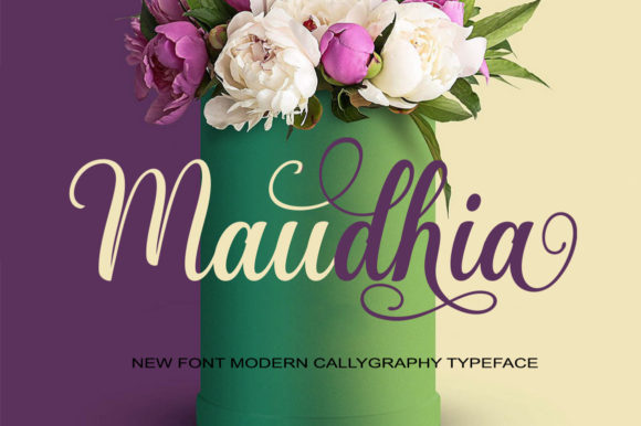 Maudhia: A Script Handwritten Font for Elegant Editorial Moments