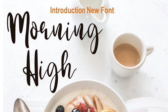 Morning High Script Handwritten Font for Digital Design