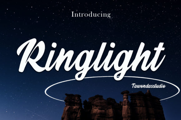 Ringlight: A Bold, Confident Script Handwritten Font