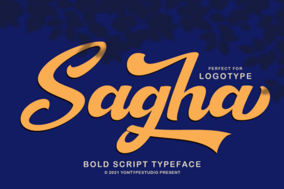Sagha Font for Bold, Confident Brand Headlines