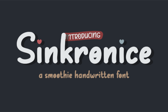 Sinkronice: A Smooth, Casual Handwritten Font