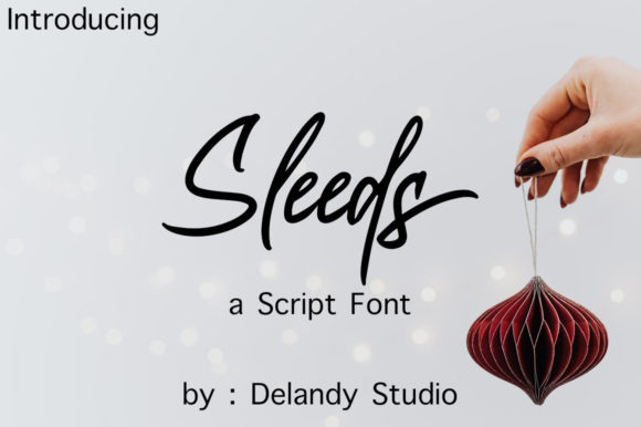 Sleeds Script Handwritten Font for Elegant Digital Branding