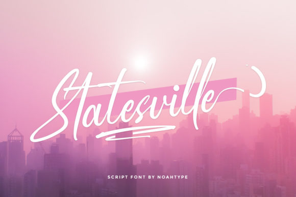 Statesville: A Script Handwritten Font for Elegant Editorial Moments