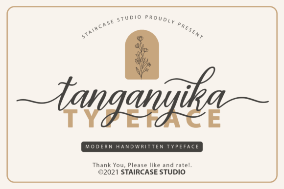 Tanganyika Handwritten Font for Crafters & Makers