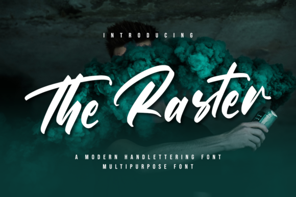 The Raster: A Light Handwritten Font for Luxury Craft Design