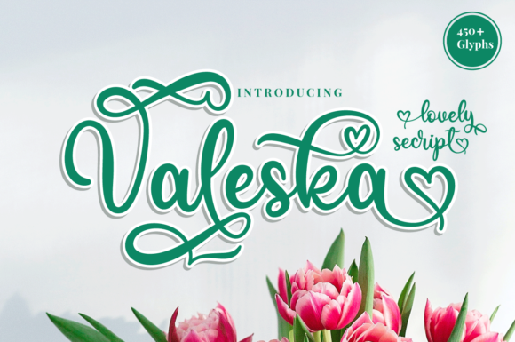Valeska: A Romantic Calligraphy Typeface for Luxury Branding