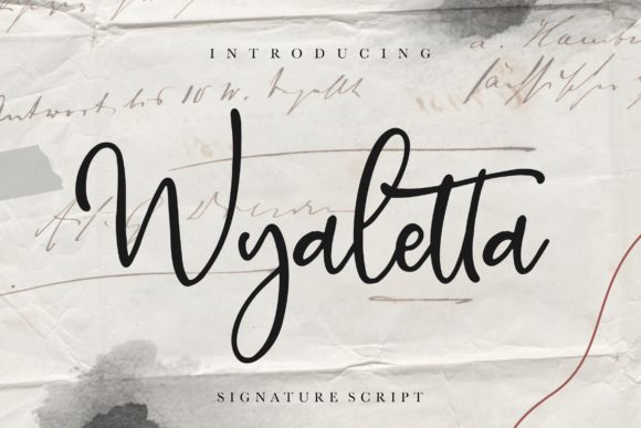 Wyaletta: A Classic Handwritten Font for Thoughtful Editorial Design
